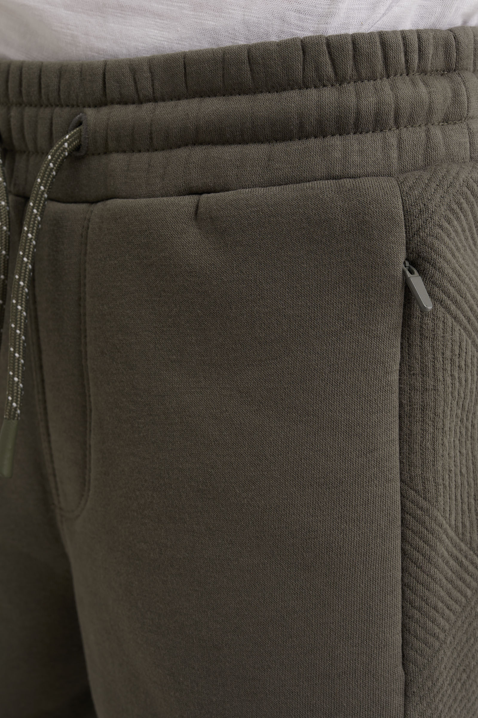 Jongens joggingbroek met tapedetail Blue Ridge Legergroen