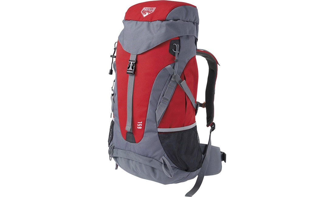 Rygsæk, Pavillo Dura Trek, 65 ltr., Rød