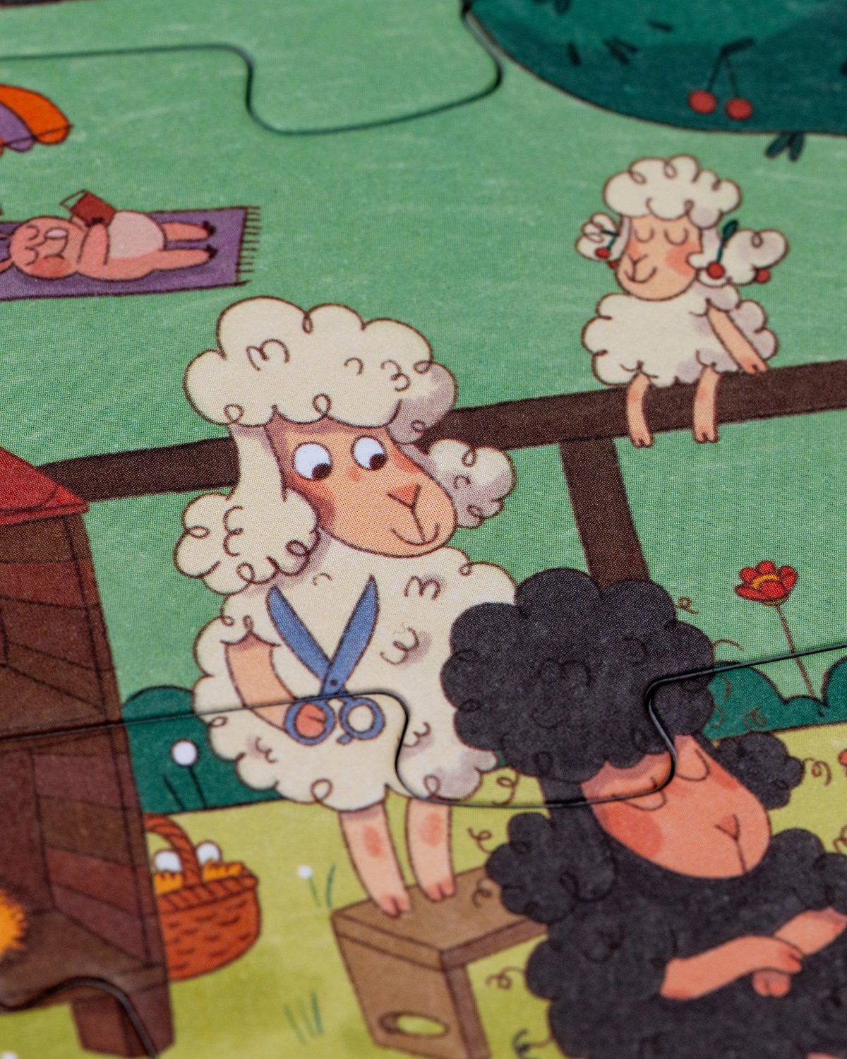 CHECK PRISE. Puslespill og “Hvor er…”-spill – 2i1 Puslespill Barn 3år+ | Farmtastic