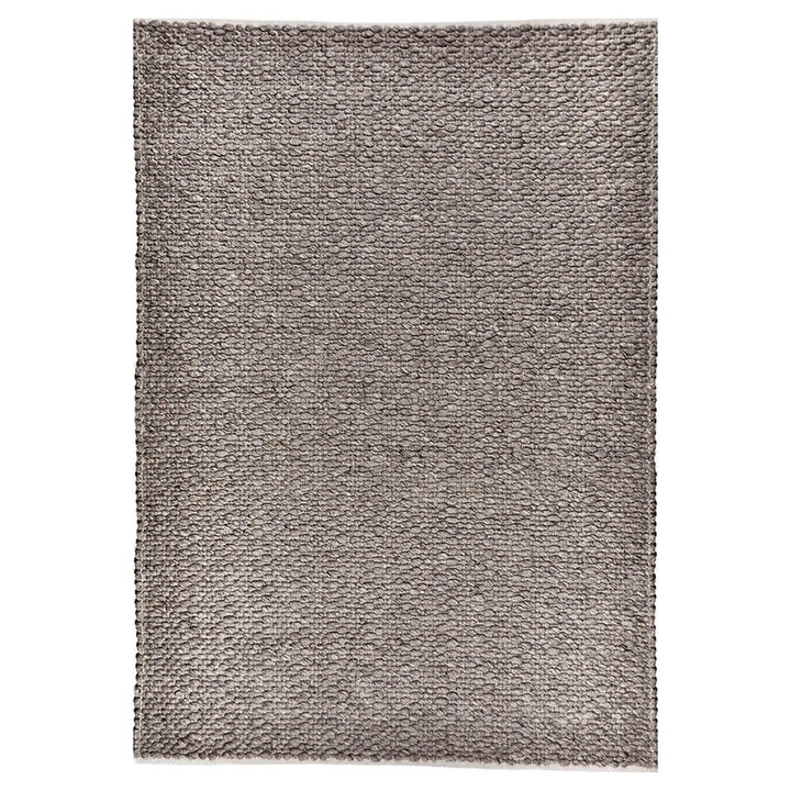 Wollen vloerkleed - Leona Taupe/Grijs | Isolerend