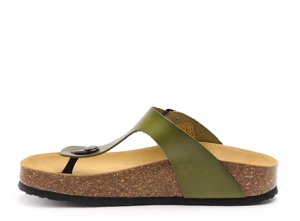 Plakton mules et sabots plats femme cp bolero vert
