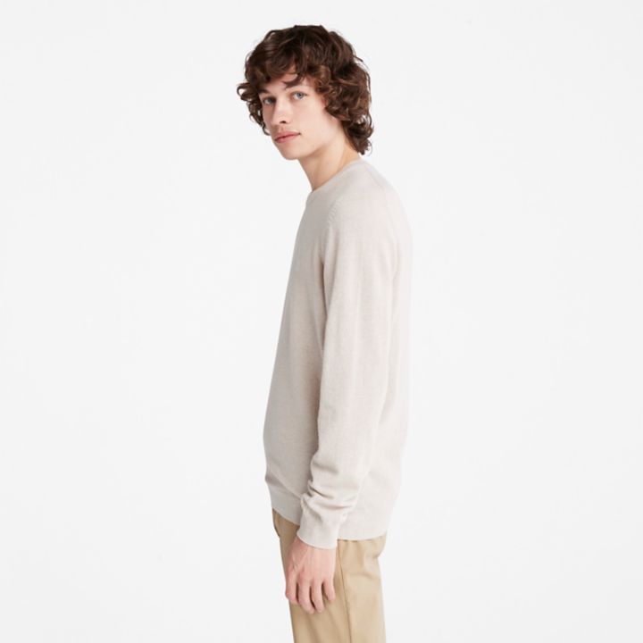 Suéter Cohas Brook de gola redonda para homem na cor cinza