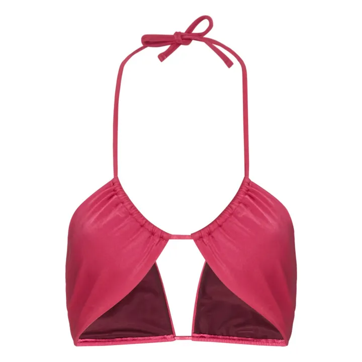 Alma Deia Haut de Maillot de Bain Triangle Inversé | Rose