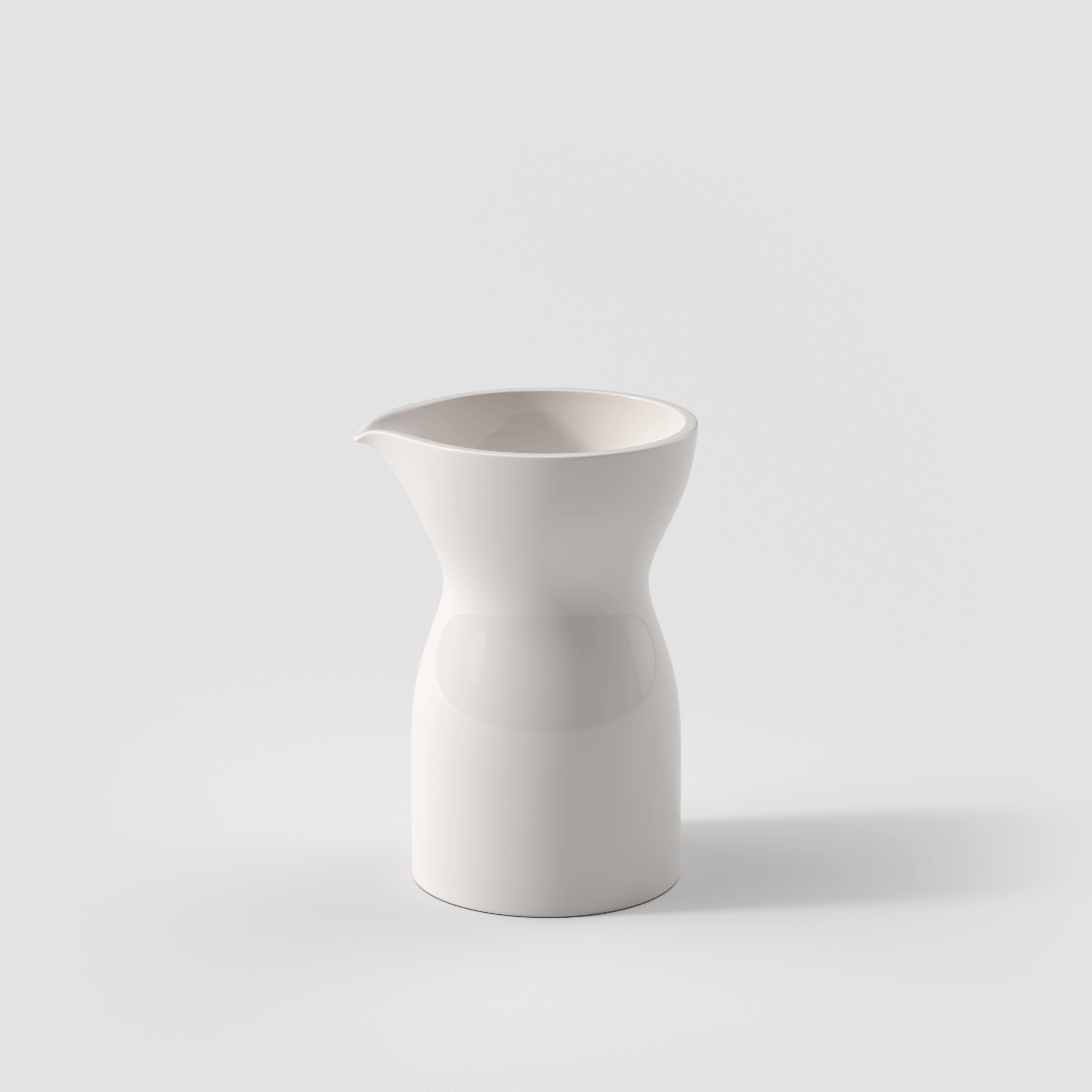 Artesano Creamer White, 5.8 oz, Premium Porcelain