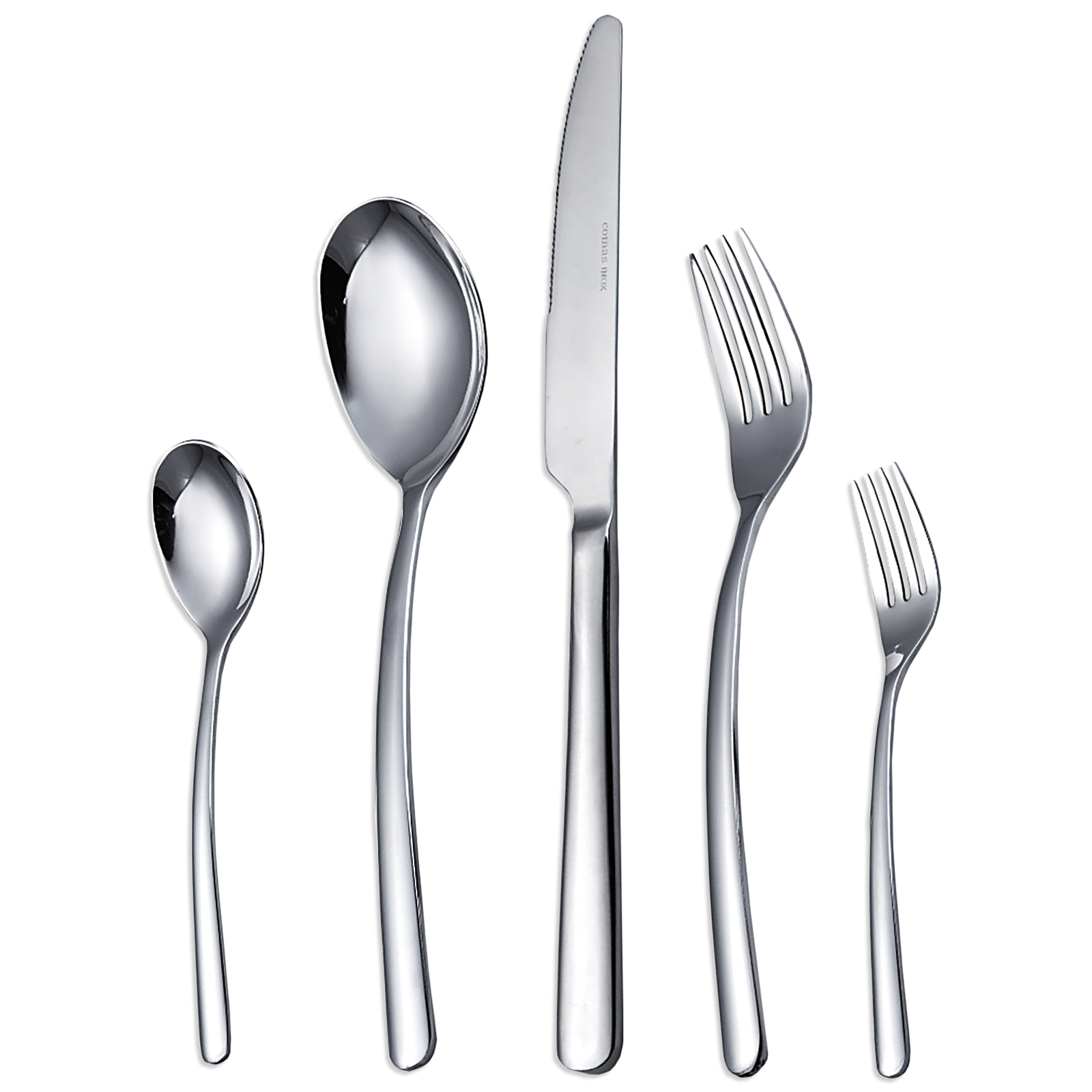 Quisina Besteckset - Edelstahl - 30-teilig - rostfrei