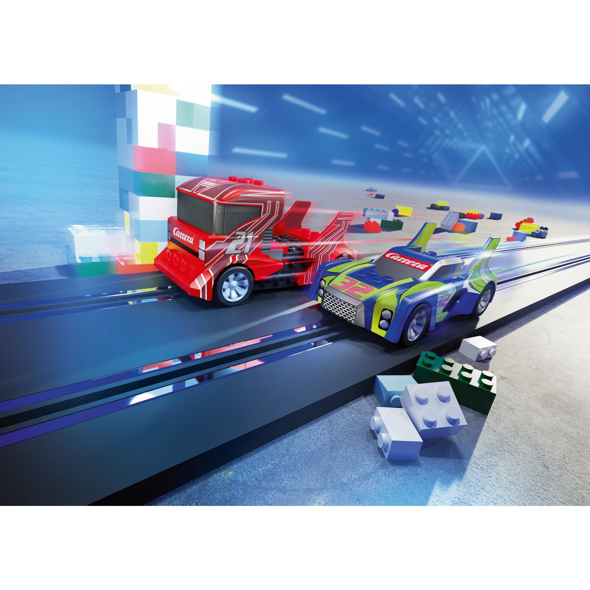 Carrera Rennbahn GO!!! Build 'n Race - Racing Set 3.6