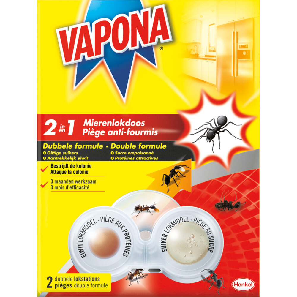 Vapona Dubbele Mierenlokdoos 2 stuks
