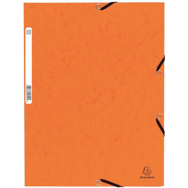 Chemise à élastiques 3 rabats carte lustrée 355g/m2