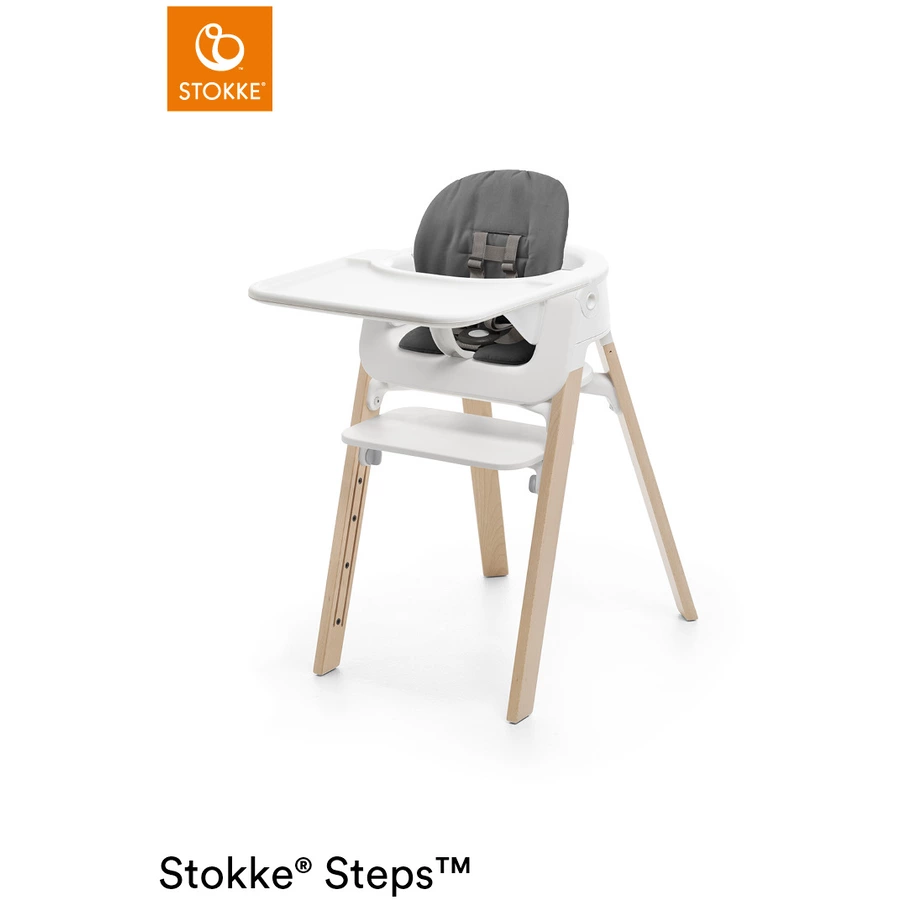 STOKKE® Steps™ Baby Set Sitzkissen Herringbone Grey