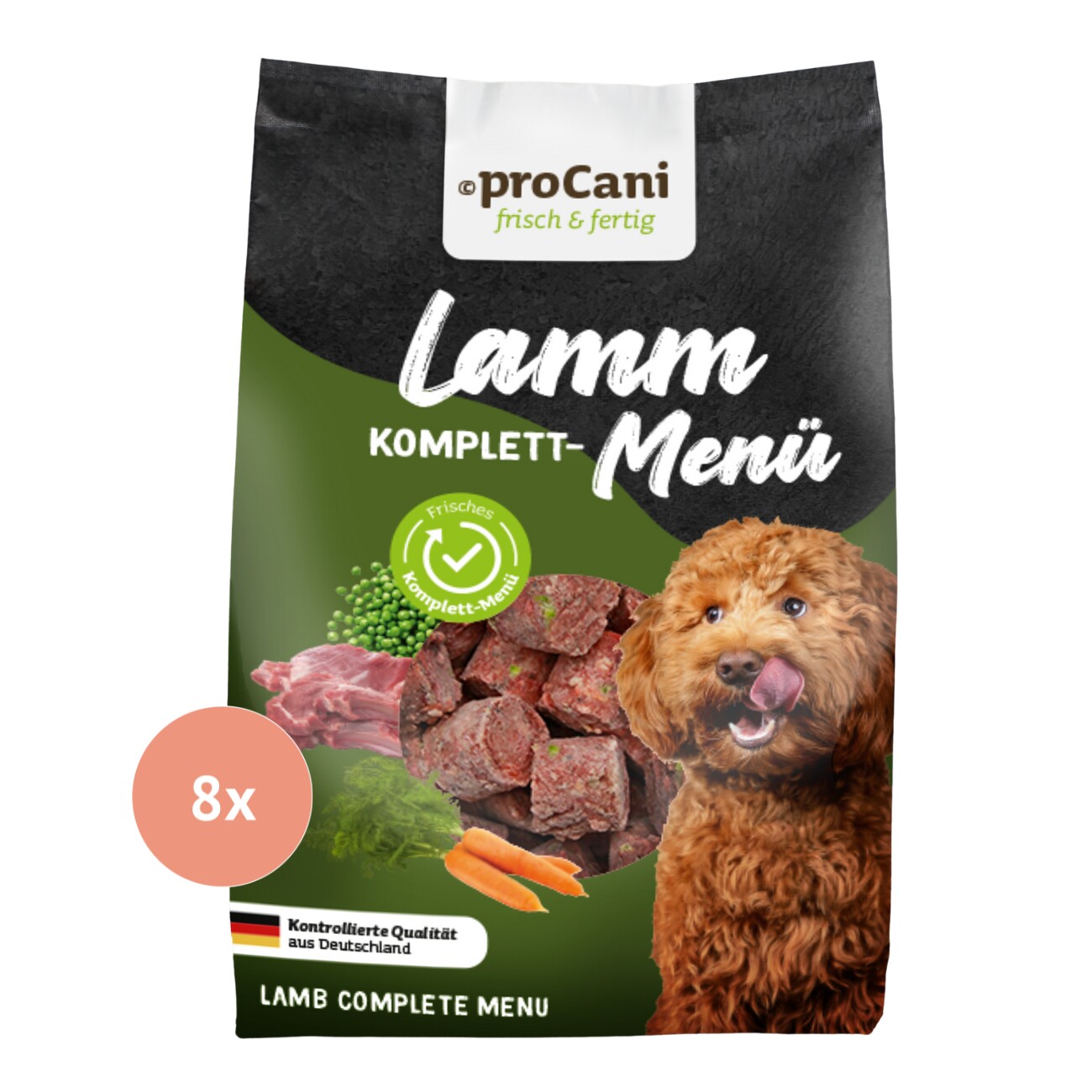 ProCani Lamm-Menü-Nuggets NAPFFERTIG 8x750g