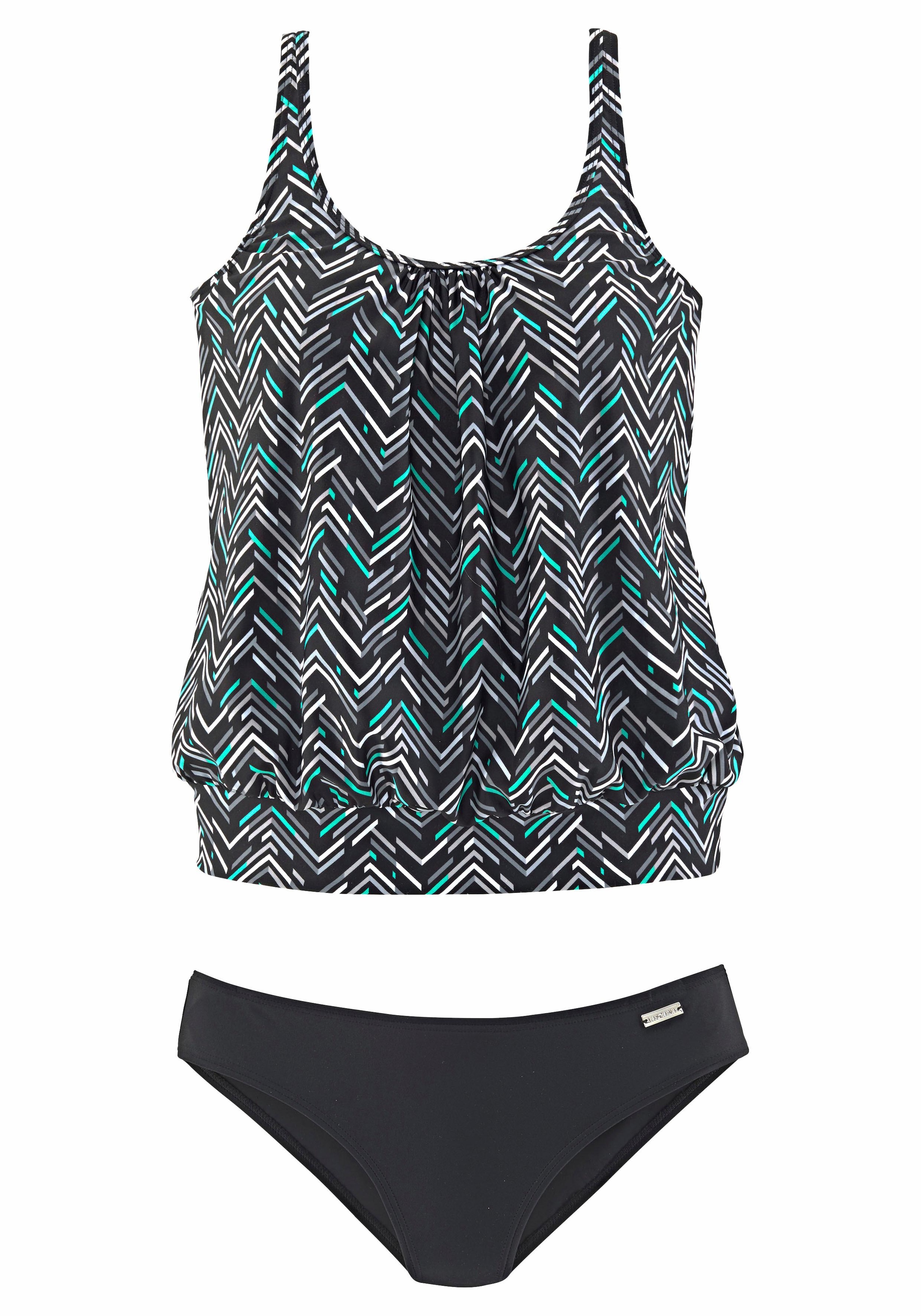 LASCANA Oversize-Tankini , mit grafischem Print
