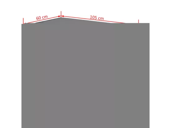 Ensemble de table pour salle à manger cinq pièces noir