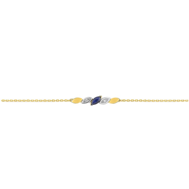 Bracelet Femme - Or 18 Carats - Longueur : 18 cm