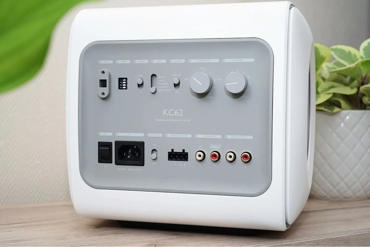 KEF KC 62 Blanc mat Caissons de basses