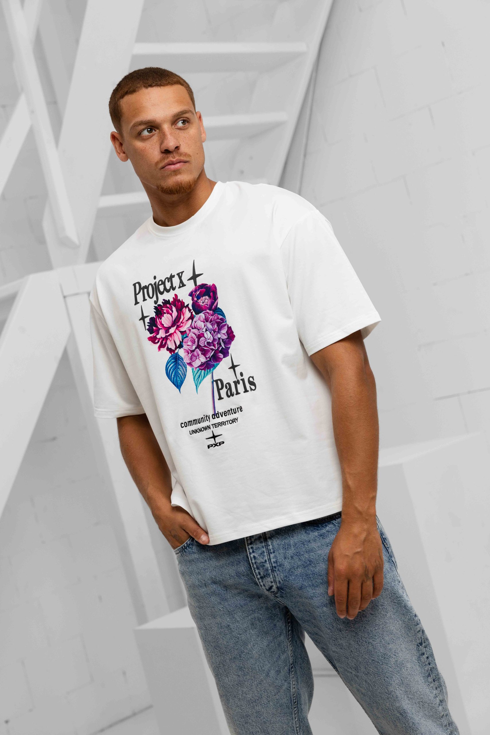 Project X Paris T-Shirt Heren Wit
