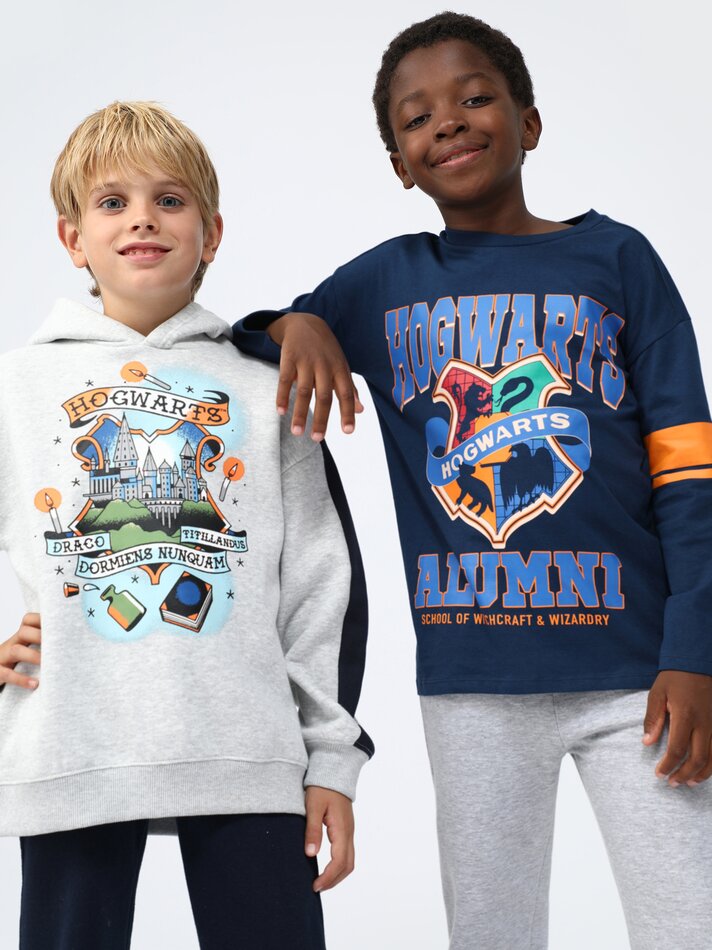 Camiseta estampada H.Potter © &™ WARNER BROS - Azul Marinho