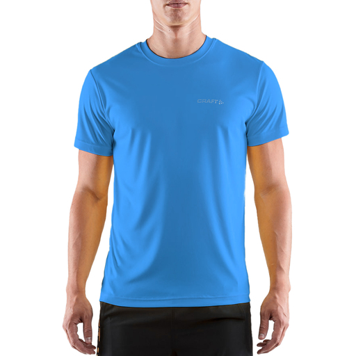 Camiseta esportiva masculina Prime Craft, respirável e leve (azul sueco)