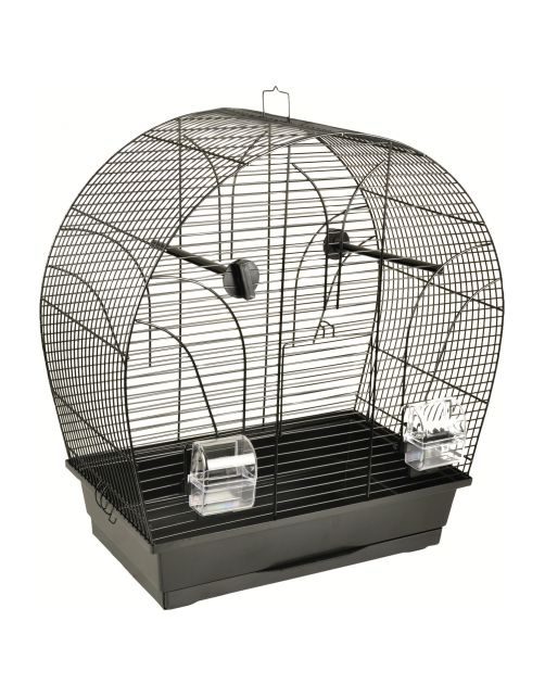 Flamingo Vogelkooi Saga - Vogelverblijven - 51x32x55.5 cm Zwart