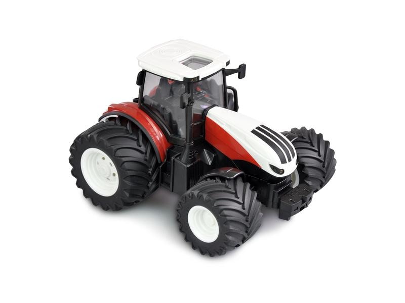 Amewi Traktor mit Kippanhänger RTR, 1:24 Ferngesteuerter Traktor mit Licht und Sound
