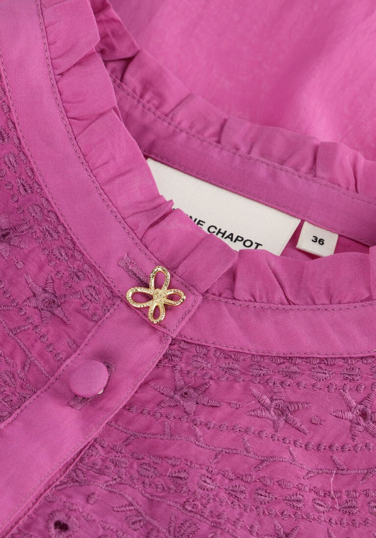 FABIENNE CHAPOT fuchsia fabienne chapot blouse tootsie ss blouse