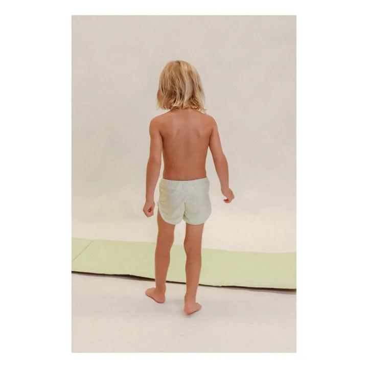 Ina Swim Short de bain Matière Recyclée Mesa | Vert anis