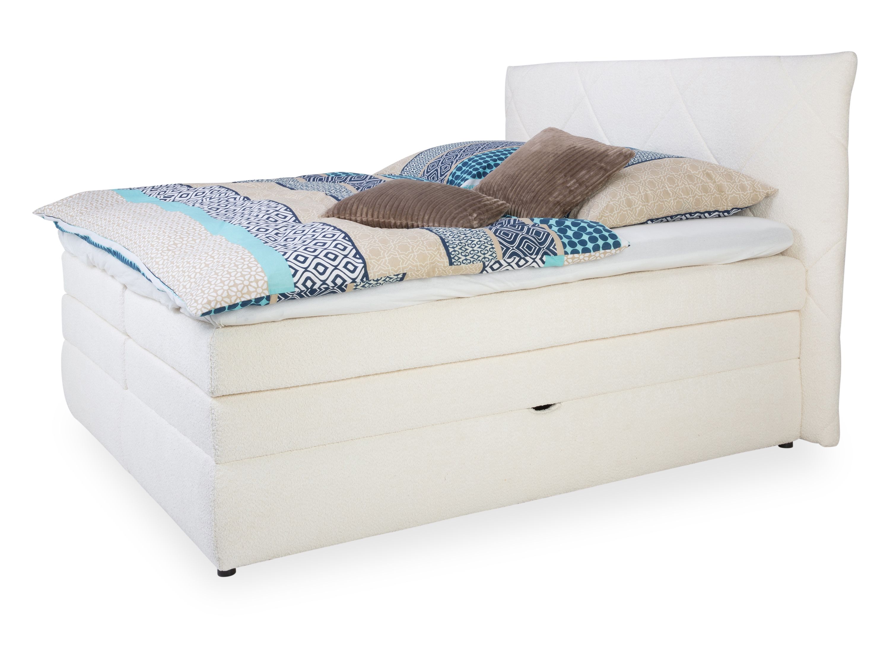 Boxspringbett HARPER WELU 180X200 ivory 1