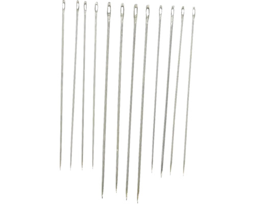 Diverse tapijtnaalden met puntige punten, 12 stuks