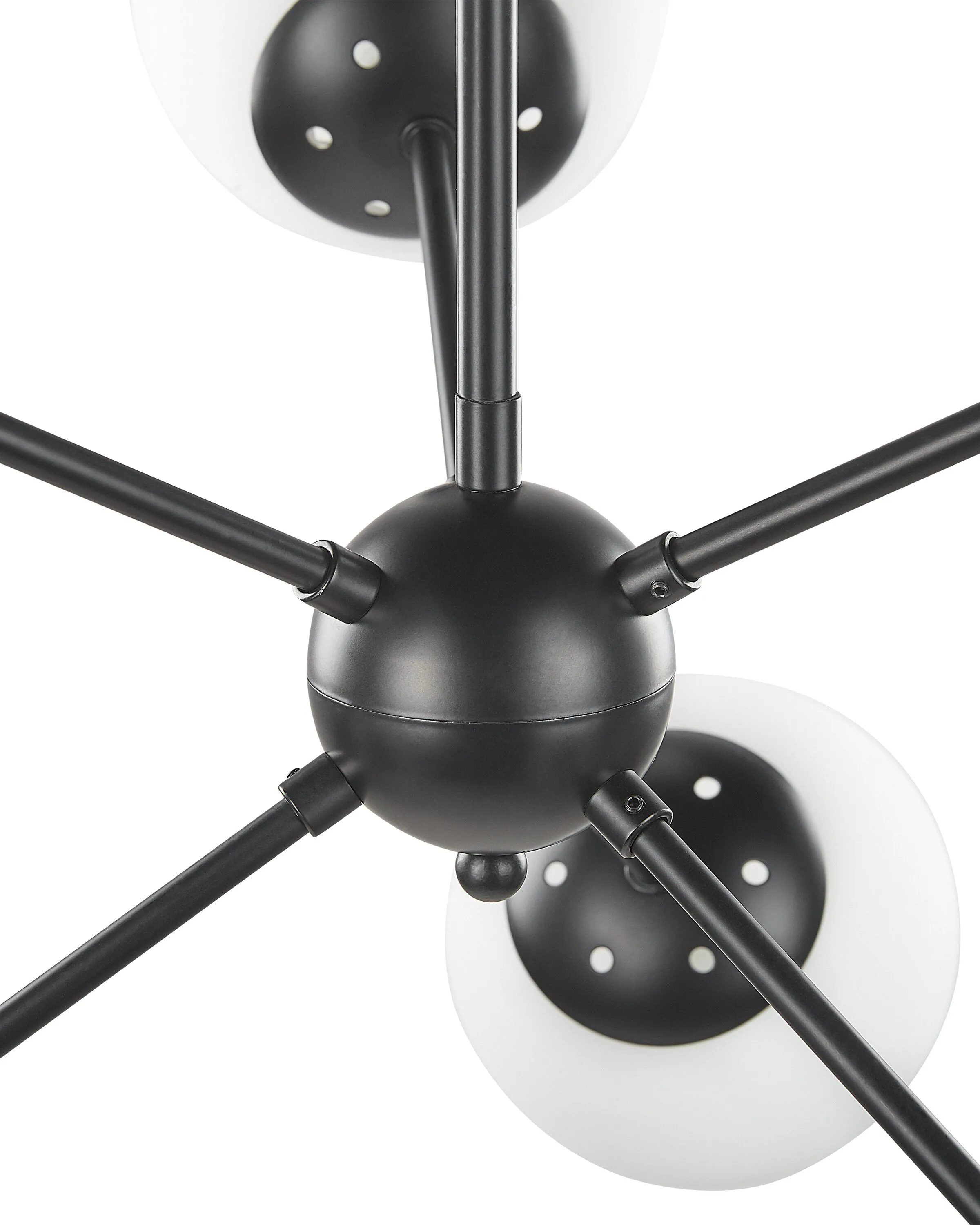 Plafondlamp ADAWRO Metaal Zwart/wit