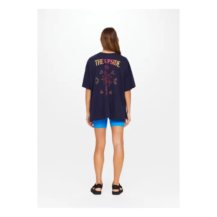 The Upside T-shirt Magic Laura Coton Bio | Bleu marine