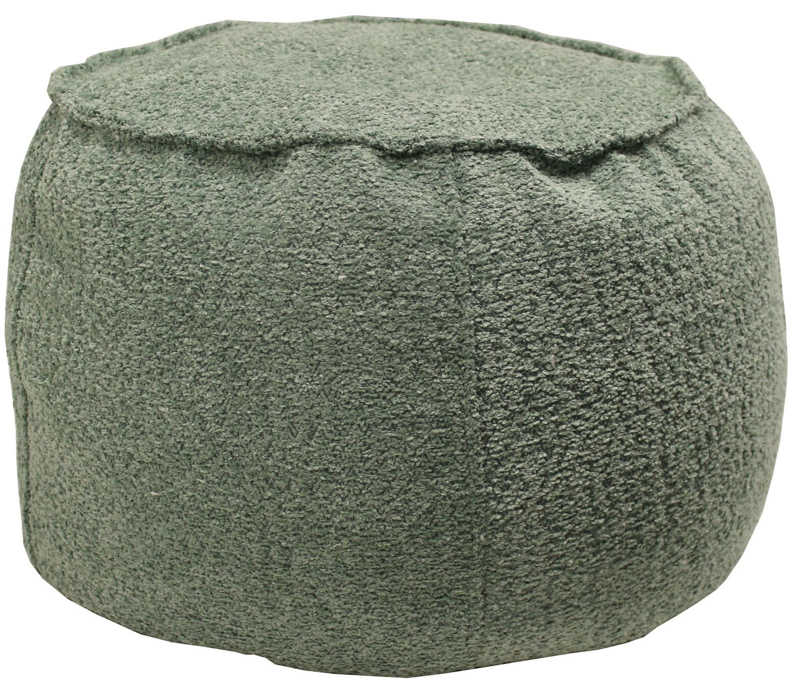 Sitzsack-Hocker KAYLA 41 x 60 cm moosgrün