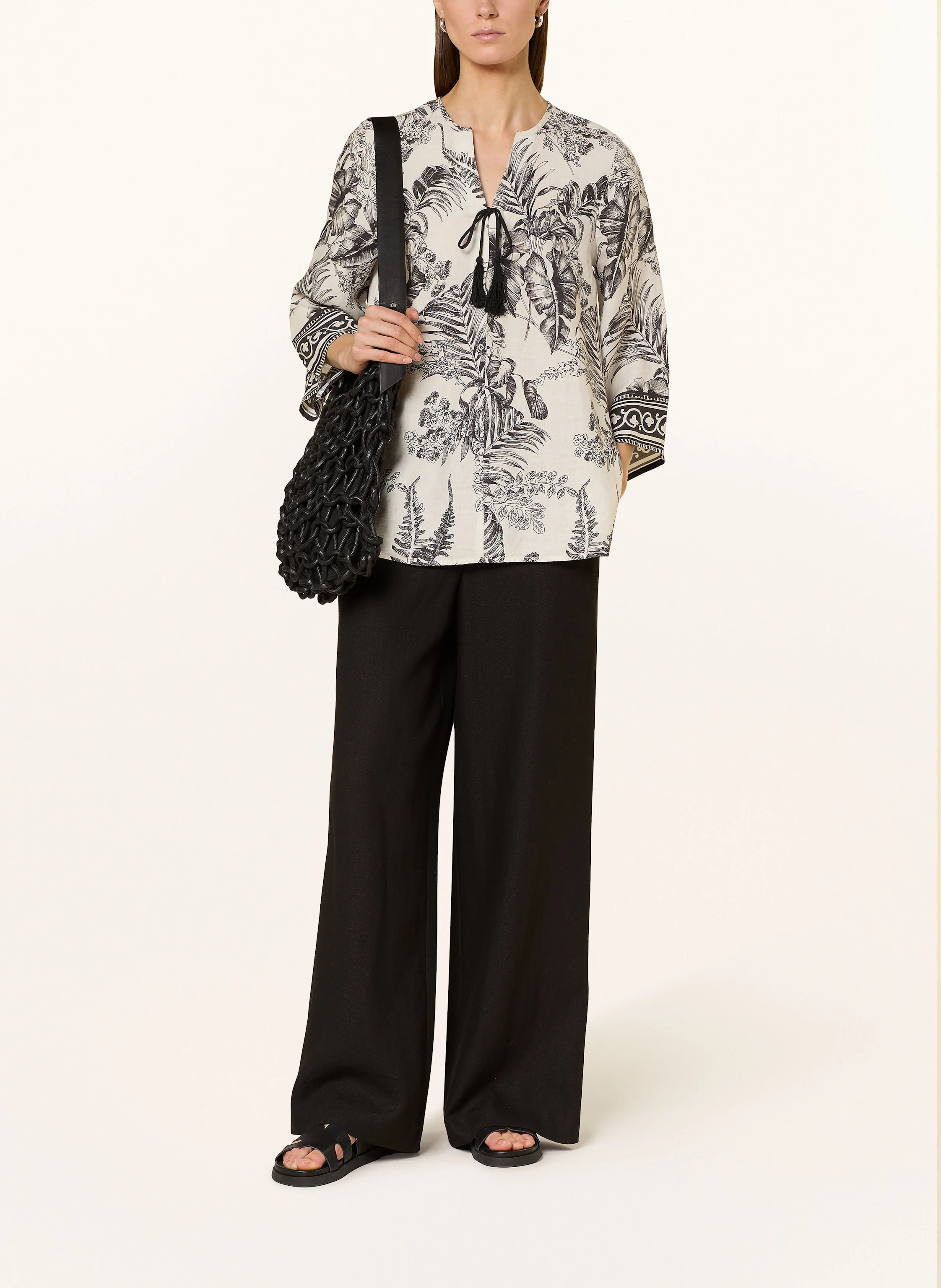 ANGOOR Blusenshirt SHARINA aus Leinen mit 3/4-Arm