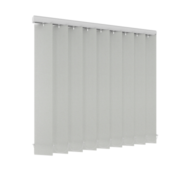 Stoffen Lamellen Recht raam 3018 wit