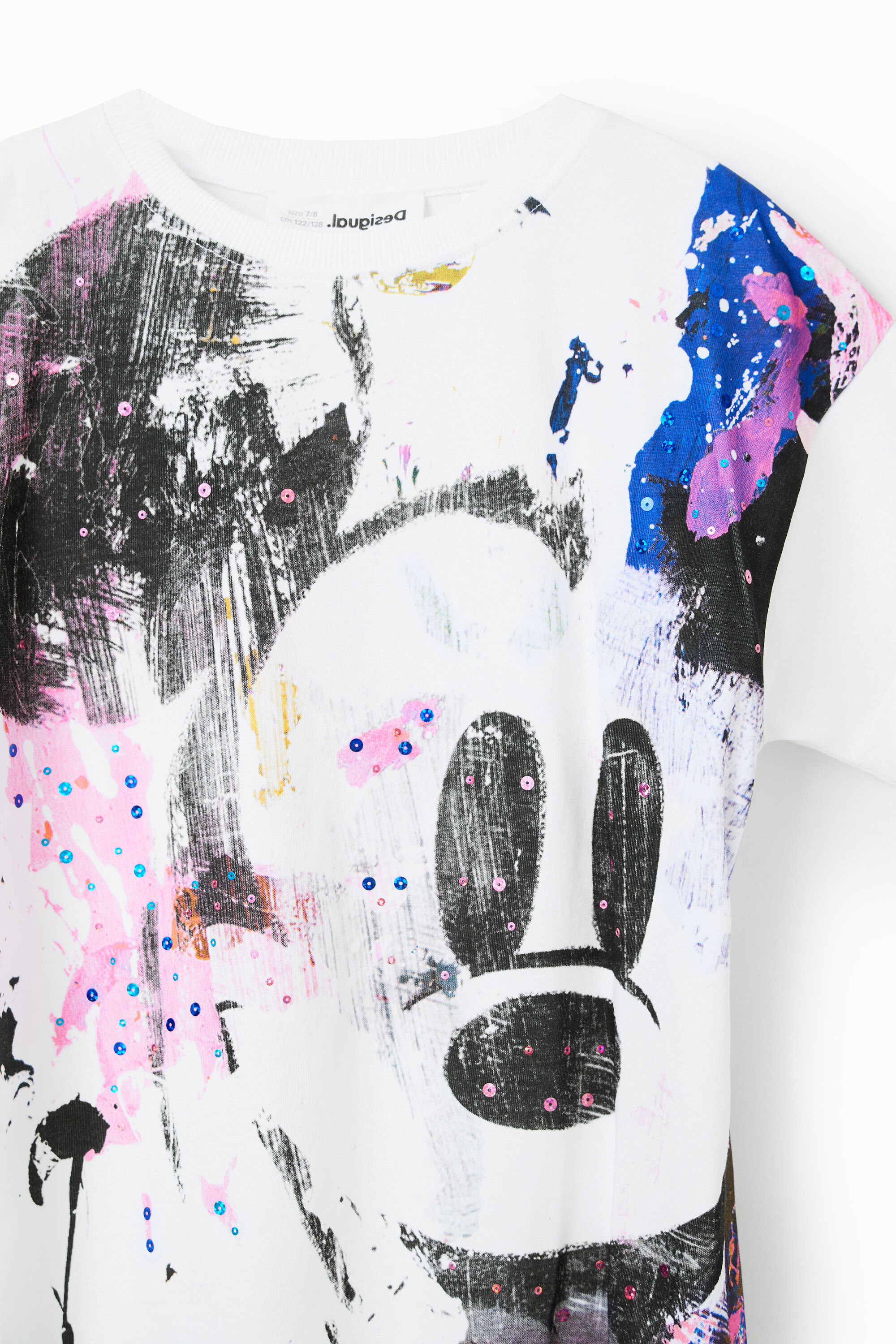 T-shirt Mickey Mouse éclaboussure