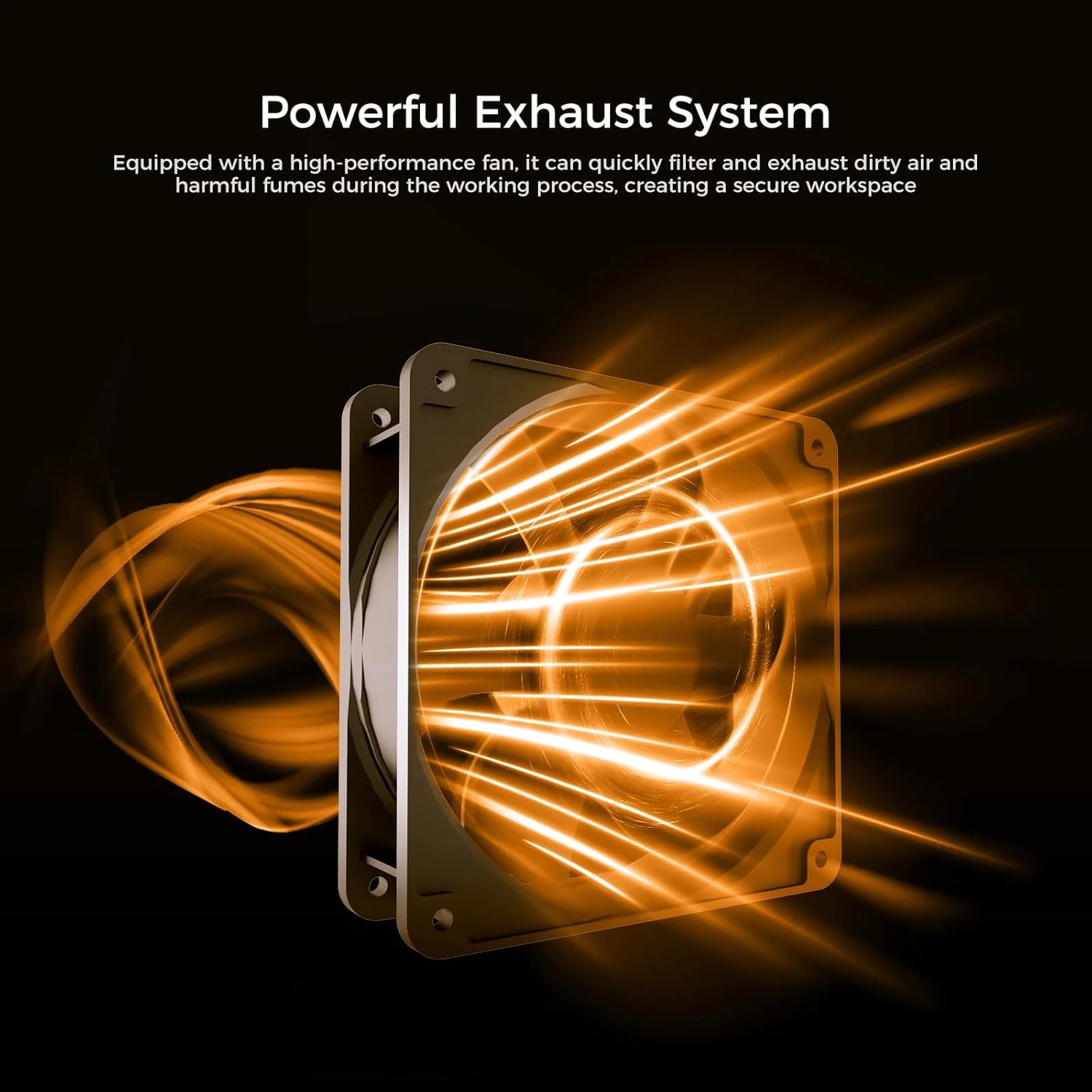 IKIER E3 Laser Enclosure für iKier K70/K40 MAX/X70/A70 MAX, Vollständig Geschlossenes Schutzgehäuse mit 360° Sicht, Rauchabzug, Lüfter & Metall-Acryl-Rahmen, Schutzabdeckung für Lasergravierer