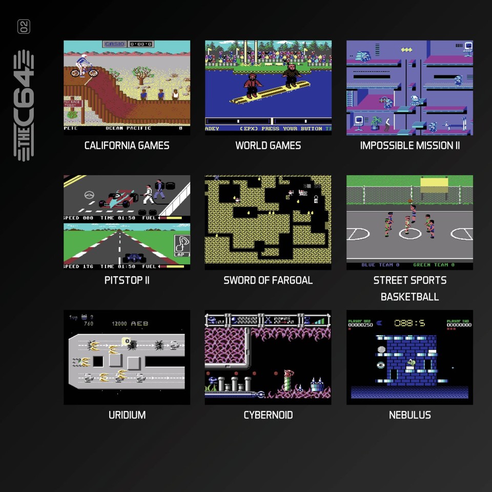 EVERCADE C64 Collection 2- BLAZE TAB Plus