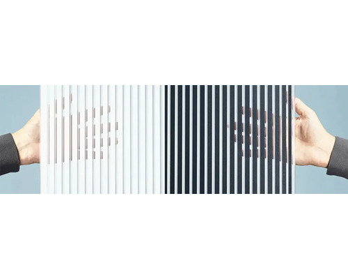 Gutta polycarbonaat holle kamerplaat/wandplaat 20-16 ZEBRAPLATE antraciet 2000 mm x 980 mm x 16 mm