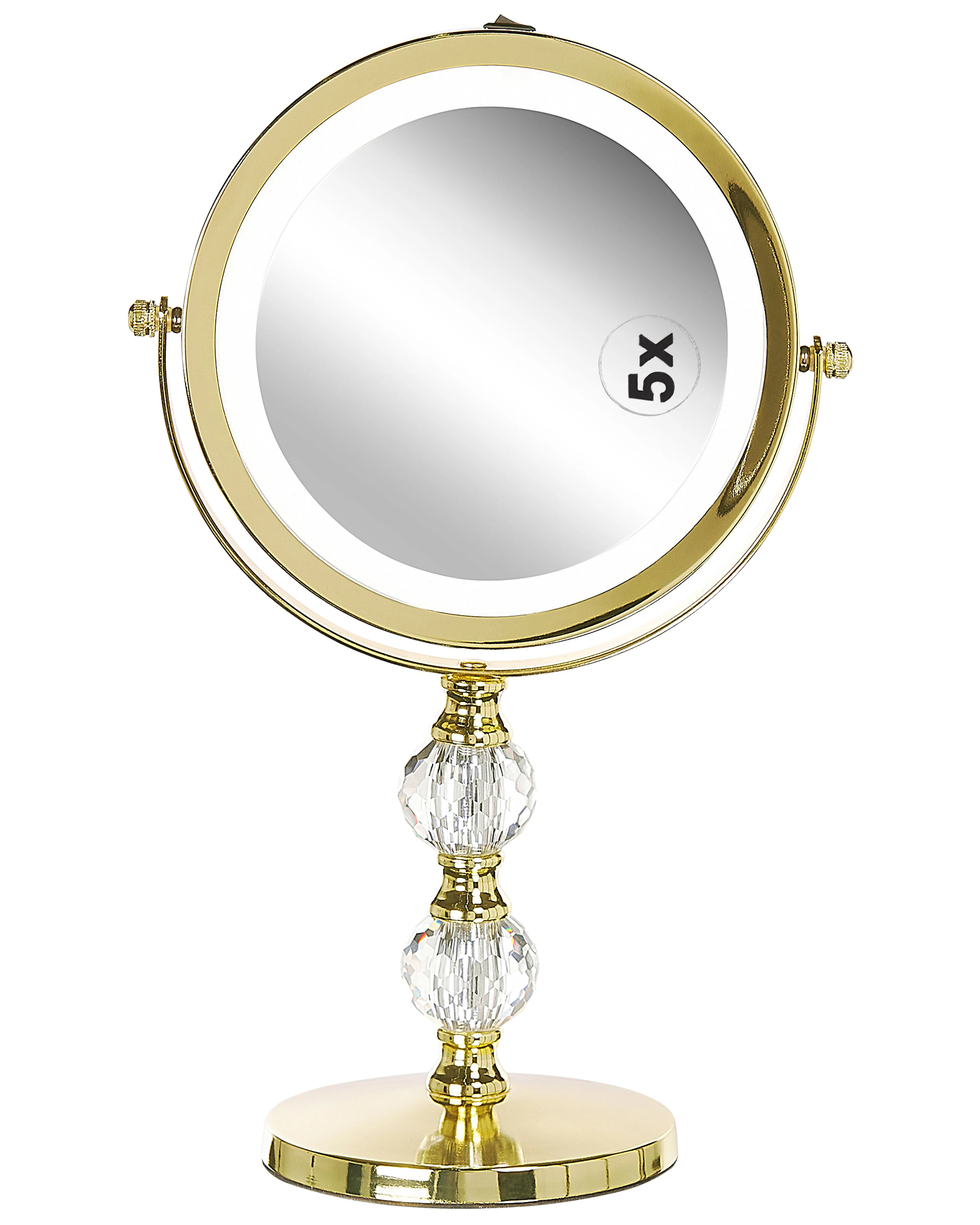 Make-up spiegel LED CLAIRA Goud