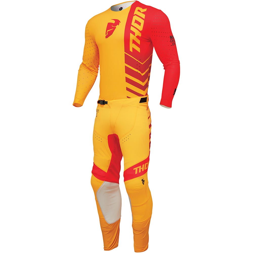 Thor Motocross - Maillot Prime Analog Jaune / Rouge
