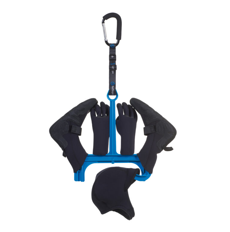 Surflogic Cintre pour gants, cagoule et chaussons / Hanger Double Cintre avec mousqueton