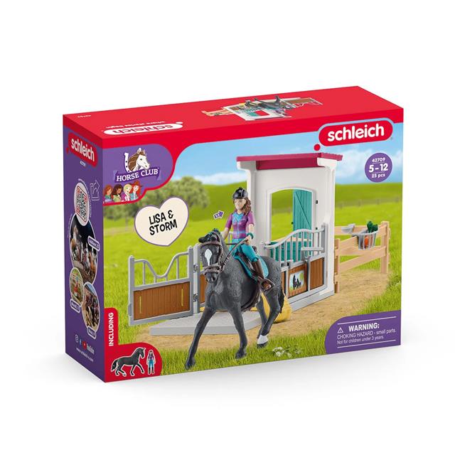 Speelgoedset Schleich Paardenbox Lisa