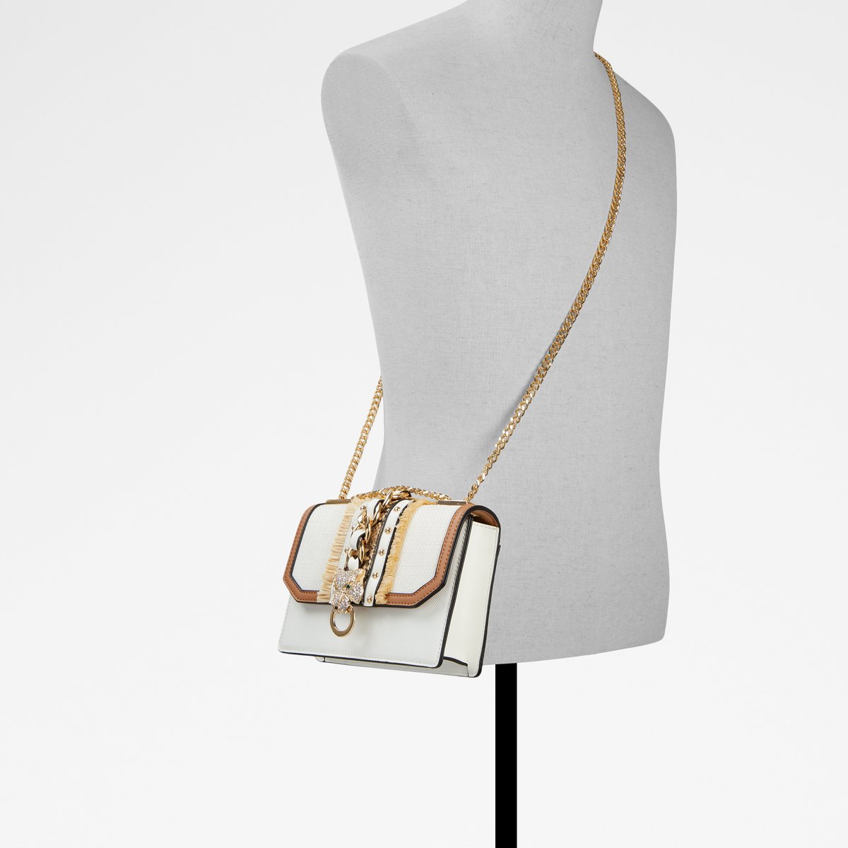 Rheanastraw White Multi Women Crossbody Bags
