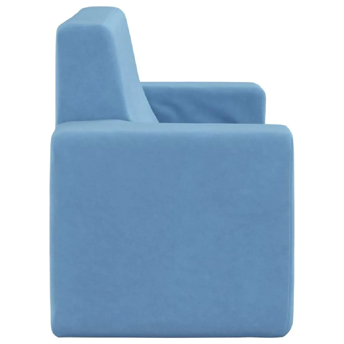 vidaXL Canapé Enfants Bleu