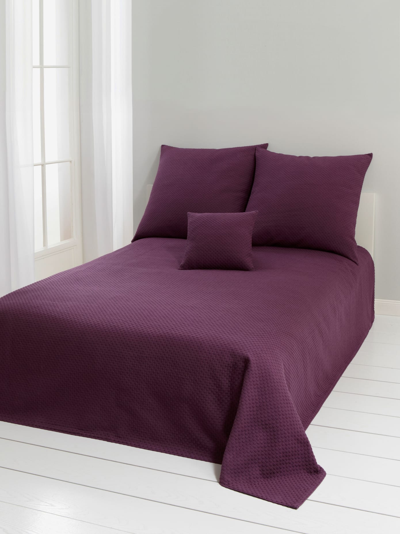 Plaid tissé en relief