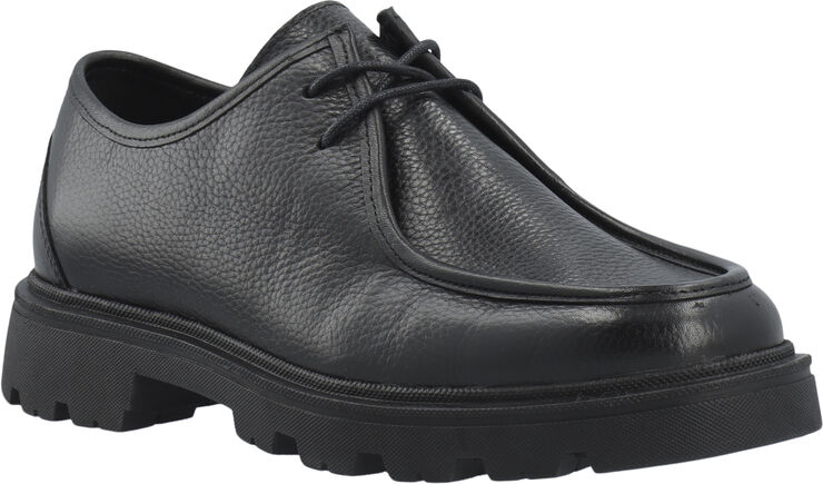 Bianco BIASHARP Moc Toe Shoe Tumbled Leather Black