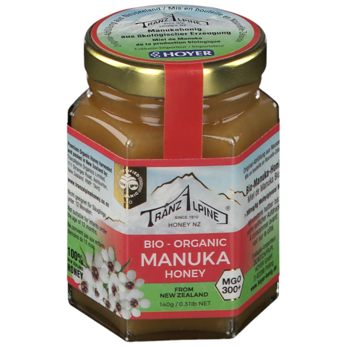 Tranz Alpine® Bio Manuka Honig