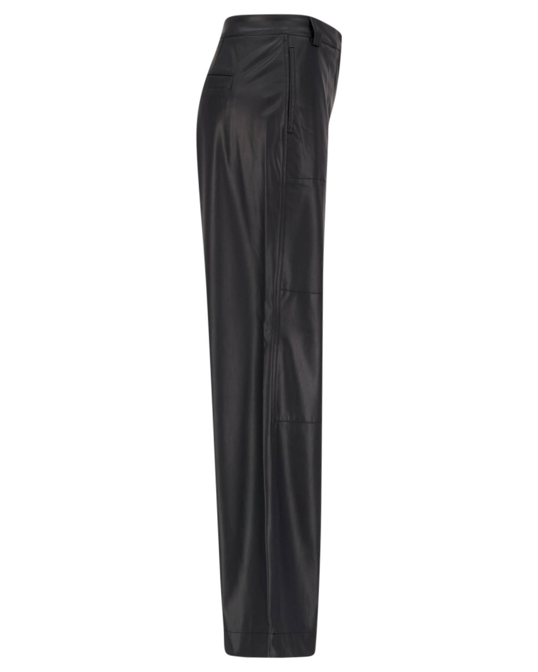 CALVIN KLEIN JEANS| Damen Hose FAUX LEATHER WIDE LEG PANTS