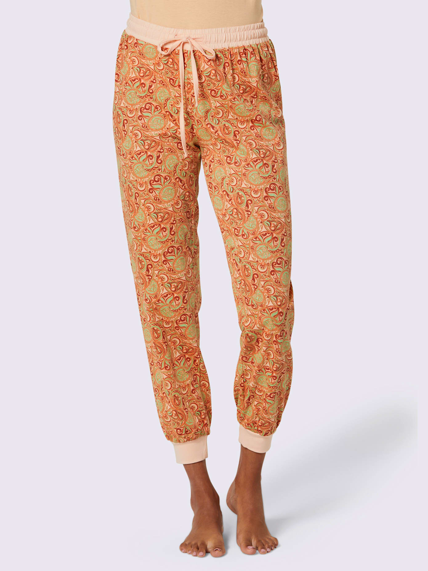 Pyjama-pantalon jersey fin