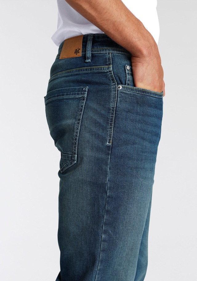 AJC Straight-Jeans , gerade geschnitten,  Used-Look-Waschung,  niedrige Leibhöhe