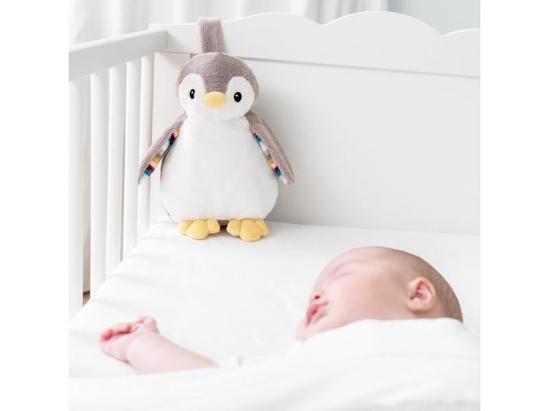 ZaZu Einschlafhilfe Phoebe Pinguin Babyschlafhilfe mit Sprachaufnahme und Nachtlicht
