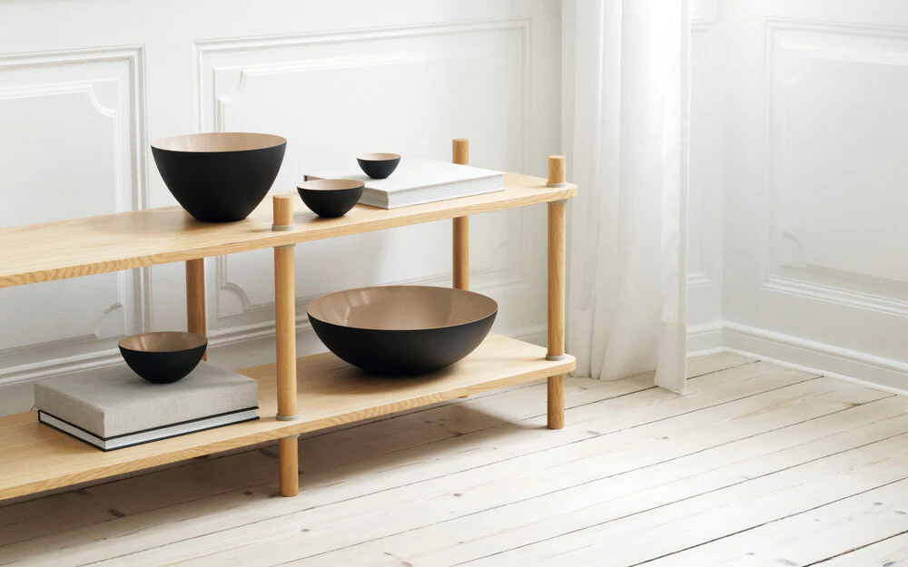 Normann Copenhagen  Krenit skål, sand - Ø16 cm.